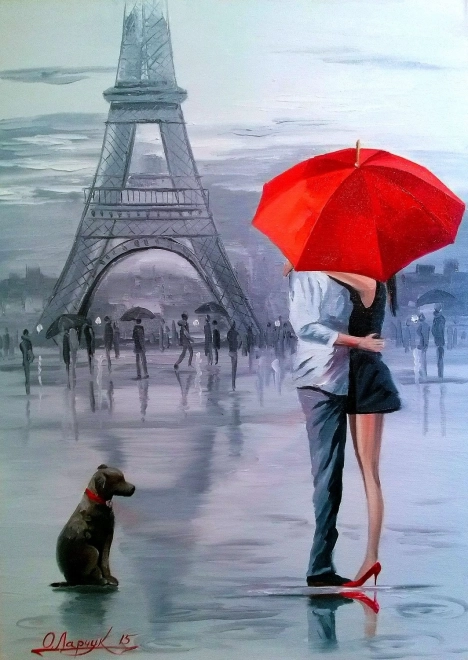 Enjoy Puzzle París para dos 1000 piezas