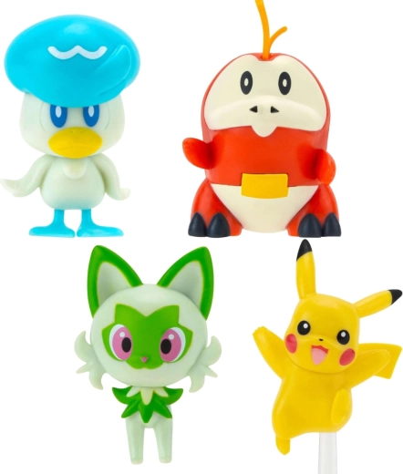 Cuatro Pokémon populares en un solo set