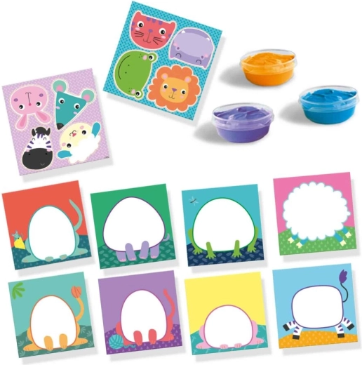 8 divertidas tarjetas con animalitos