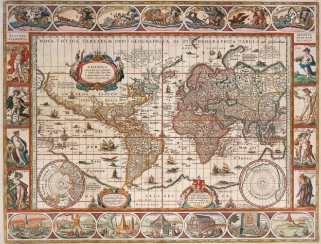 Puzzle Ravensburger Mapa del mundo 1650 – 2000 piezas