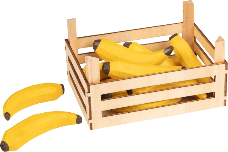 Cajita con plátanos (set de madera)