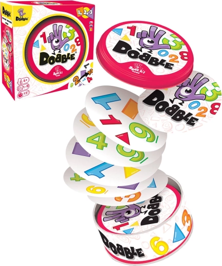 Asmodee Dobble 1-2-3 – juego de cartas de observación para niños