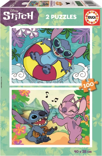 Educa puzle Stitch 2x100 piezas