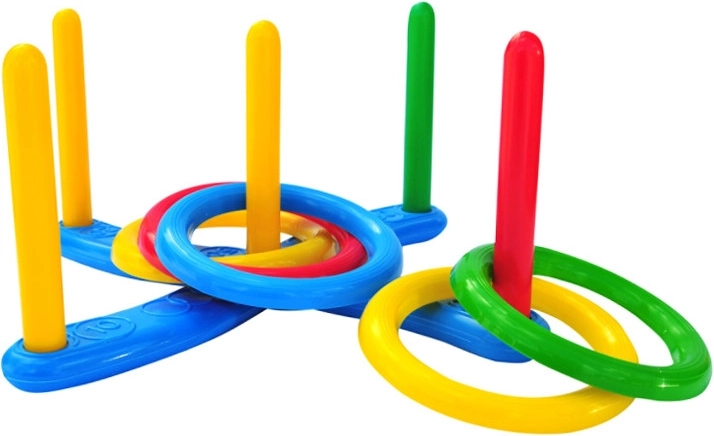 juego familiar de habilidad con cesta y aros Serso – para interior y exterior