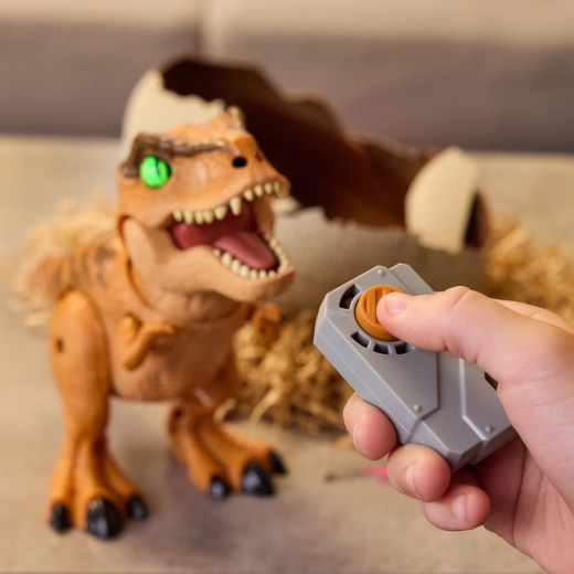 T‑Rex interactivo con más de 100 reacciones