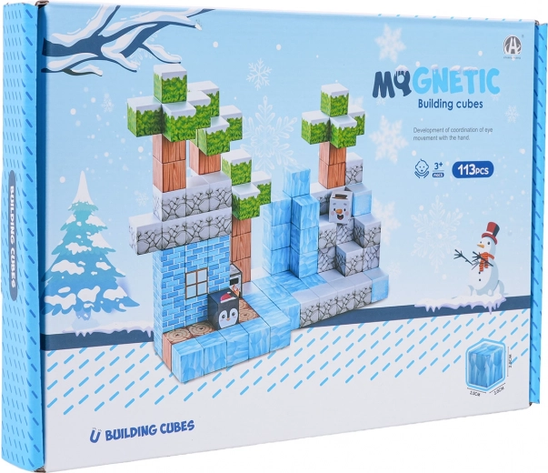 Construcción magnética 3D - 113 piezas