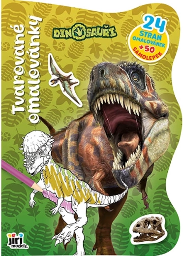 Omalovánky troqueladas dinosaurios - 1 pieza