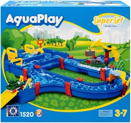 AquaPlay superset de pista de agua 105 × 115 cm