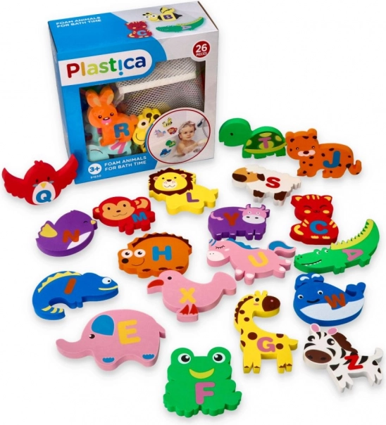 Animalitos de espuma para la bañera 26 uds PLASTICA