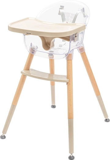 Trona Baby Mix Ingrid de madera beige