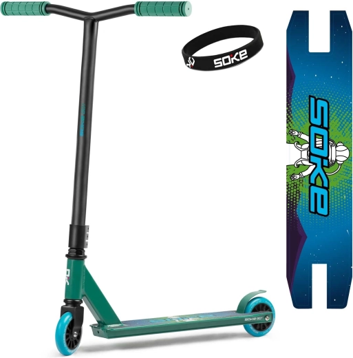 Patinete freestyle Soke Go! verde-azul