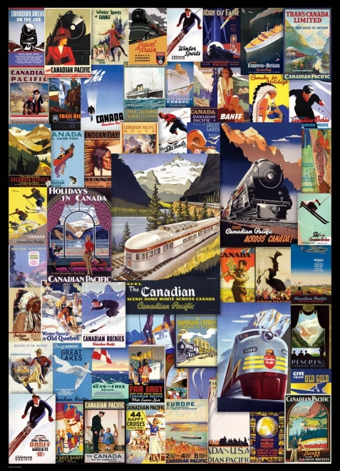 Puzzle Aventura en el ferrocarril 1000 piezas