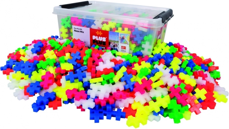 Plus-Plus BIG caja Neon 600 piezas