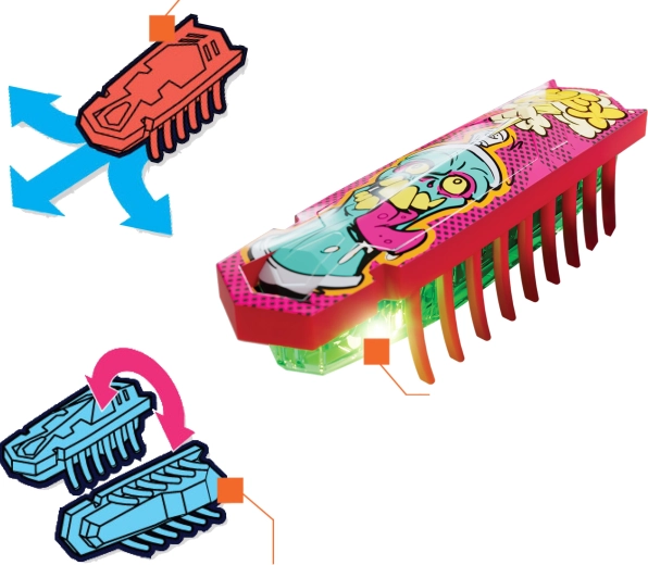 Movimiento autónomo como un insecto real