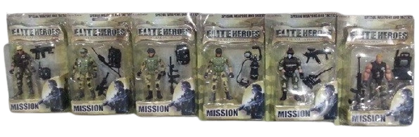 Soldado con accesorios – figura de acción para niños