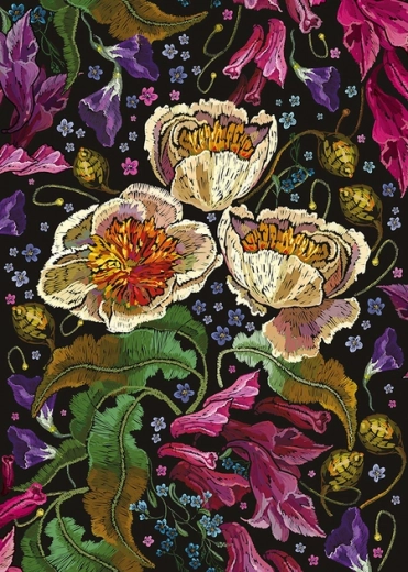 Puzzle Flores de colores de 1000 piezas