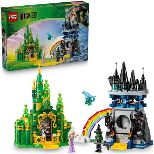 Set de construcción LEGO Wicked – Ciudad Esmeralda y castillo Kiamo Ko