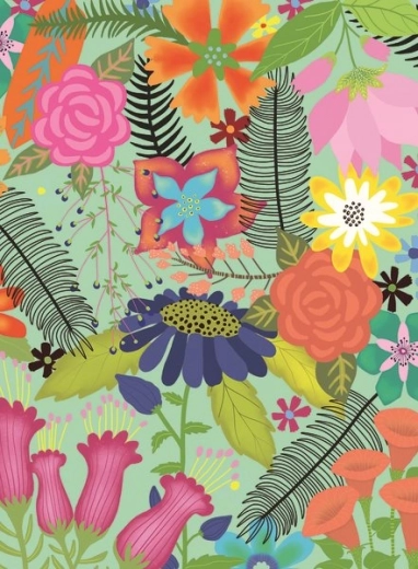 Puzzle Ravensburger Jungla floral 500 piezas