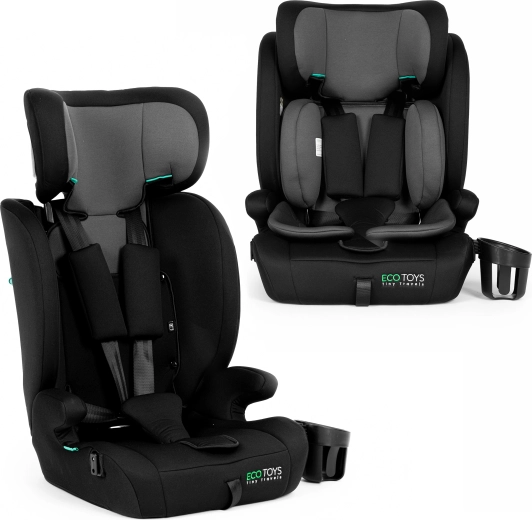 Silla de coche infantil ECOTOYS 76–150 cm (R129) con portabebidas