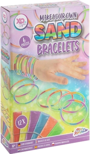 Set para hacer pulseras con arena de colores