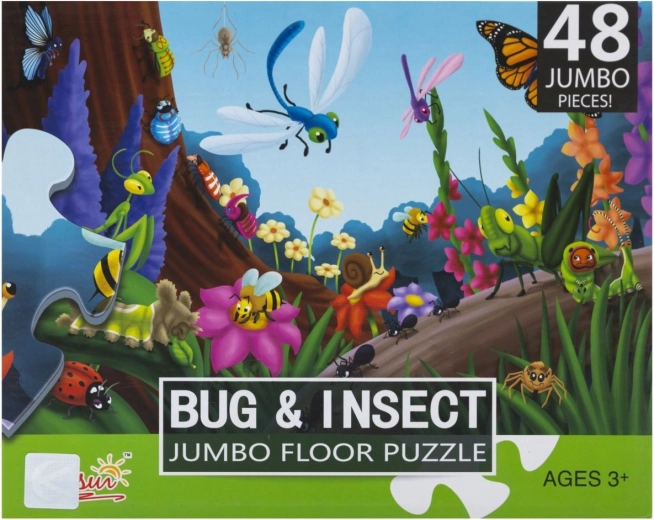 Puzzle infantil XXL mundo de los insectos 48 piezas - 1 unidad