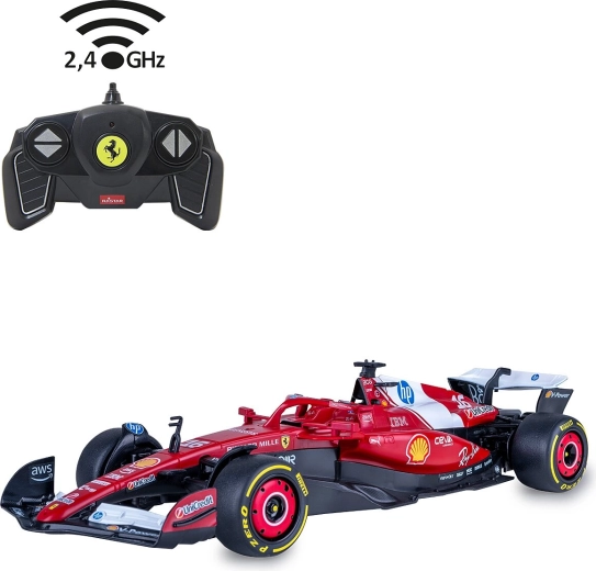 JAMARA Ferrari SF-25 coche de Fórmula 1 RC a escala 1:18, rojo