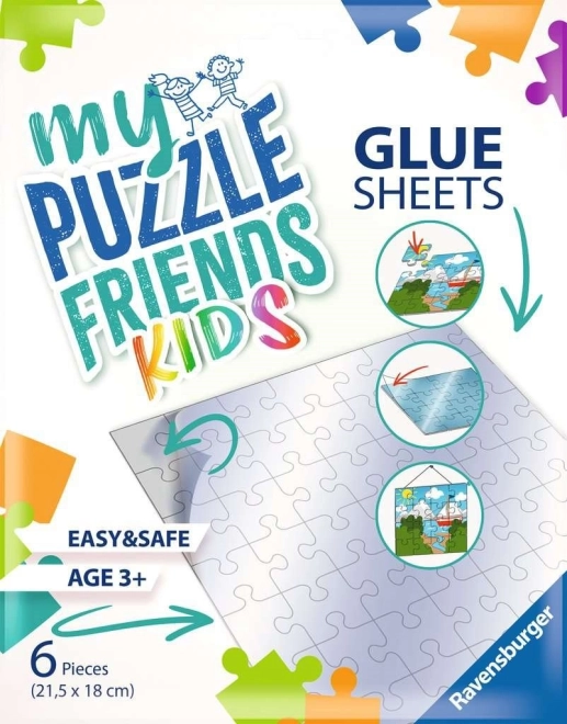 Lámina autoadhesiva para puzzles de 500 piezas RAVENSBURGER My Puzzle Friends Kids