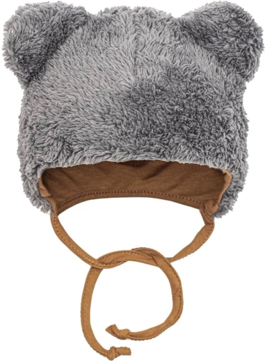 Gorro con orejitas y atado