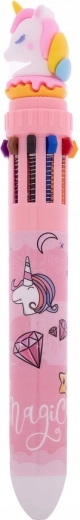 Bolígrafo pastel con 10 recambios – rosa