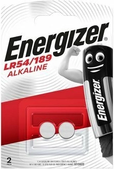 Pilas de botón alcalinas Energizer LR54/189 1,5 V, 2 uds.