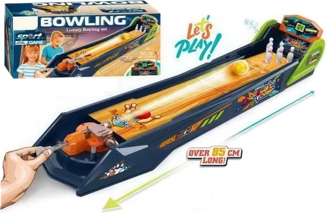 Boliche infantil con lanzador y pista
