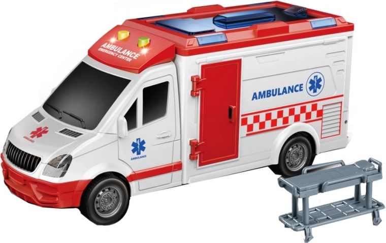 Vehículo de rescate 1:16 con efectos realistas