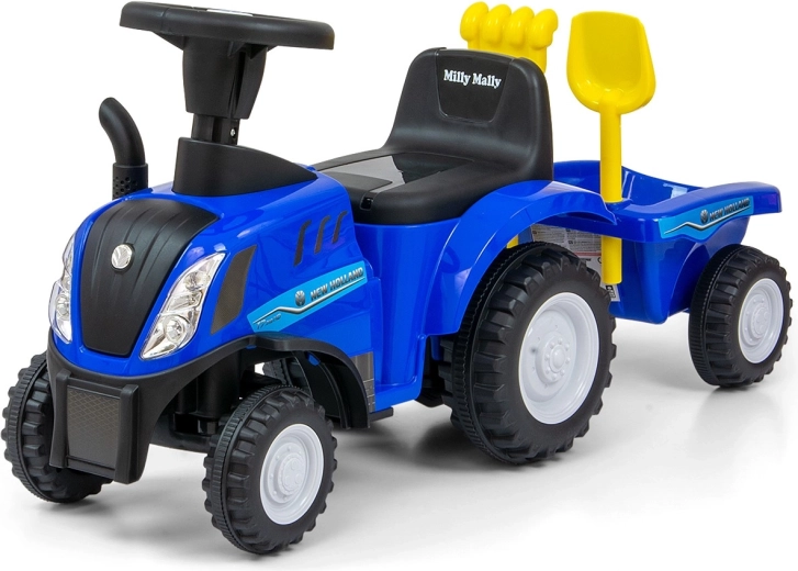 Correpasillos tractor NEW HOLLAND T7 con remolque – azul