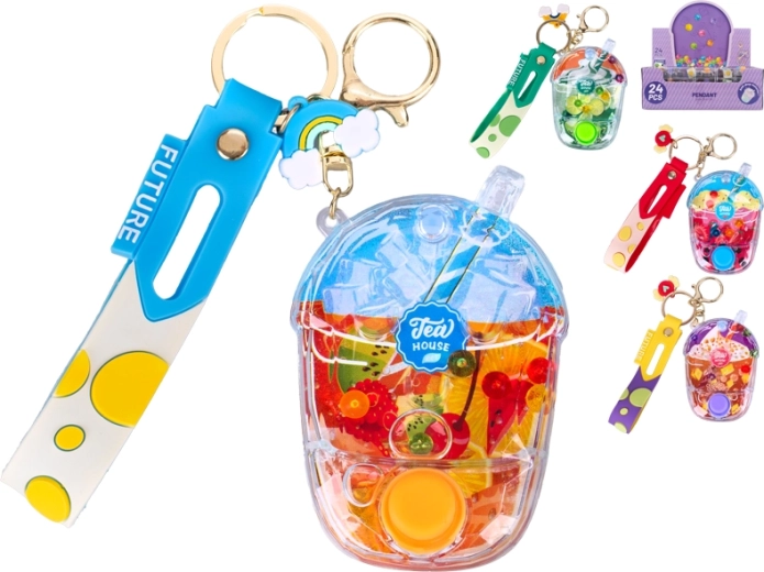Juego de agua con llavero – juguete de bolsillo para entrenar la motricidad fina