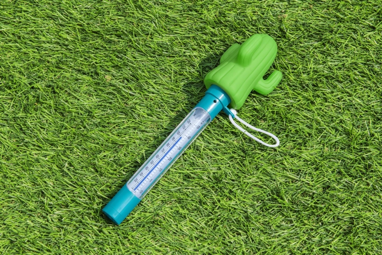 Termómetro flotante para piscina con forma de cactus