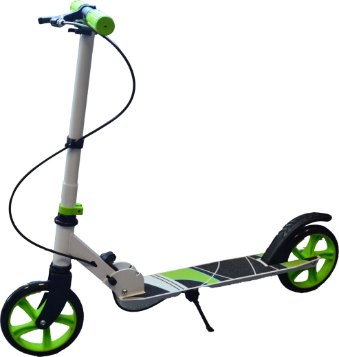 Patinete plegable con freno – blanco