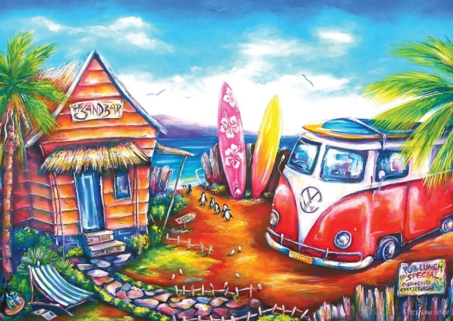 Puzzle campamento de surf 260 piezas ART PUZZLE