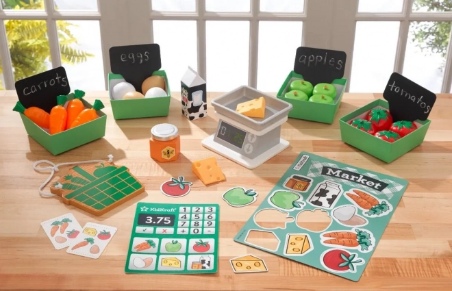Puesto de frutas y verduras KIDKRAFT