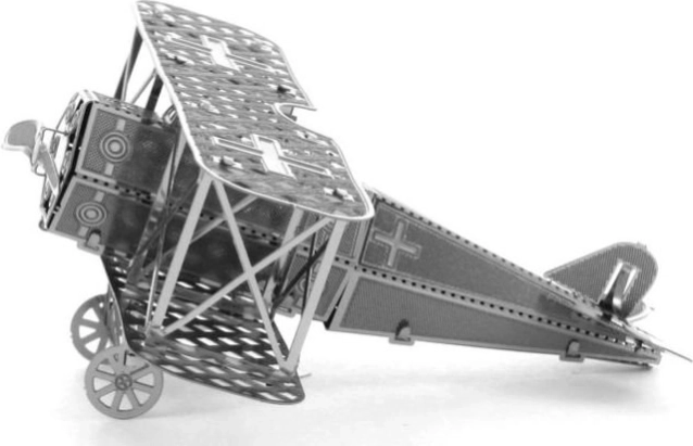 Modelo metálico 3D del biplano Fokker D.VII – METAL EARTH