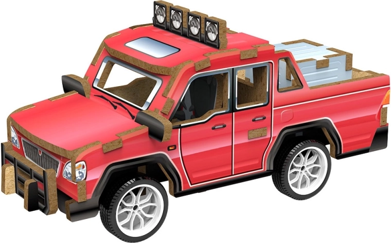 2Kids Toys maqueta 3D de madera de coche pick-up