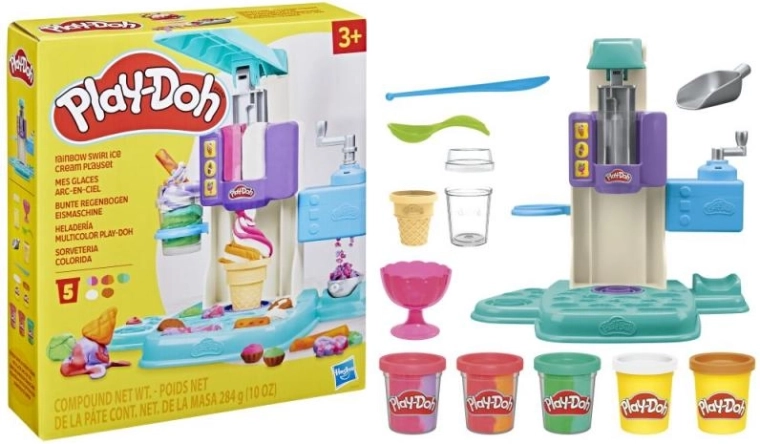 Heladería arcoíris Play-Doh – máquina creativa para hacer helados para niños