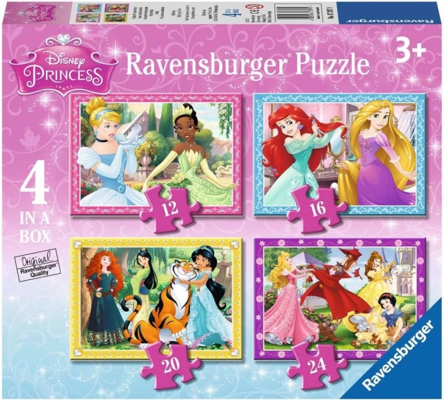 Puzzle Ravensburger Disney Princesas 4en1