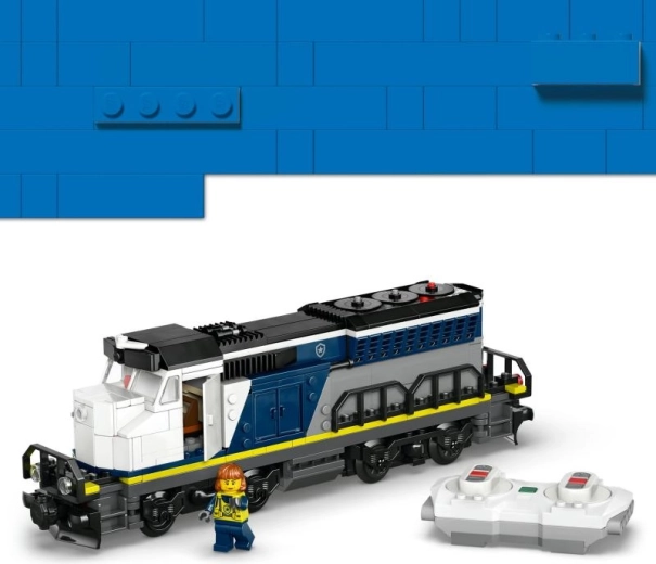 Tren de policía teledirigido con Powered Up