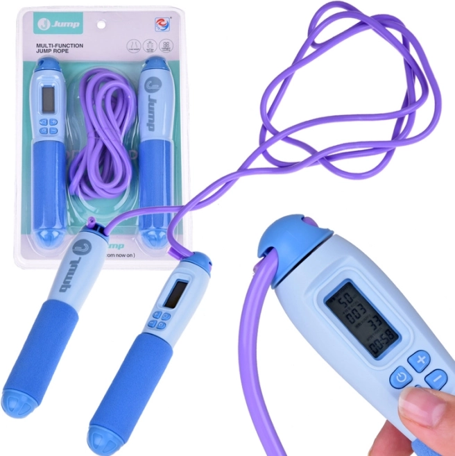 Comba digital con contador, longitud ajustable 215 cm