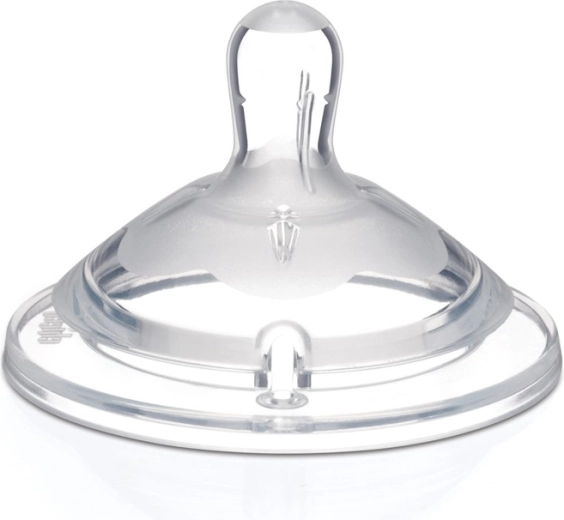 Tetina Chicco para biberón Natural Feeling de silicona para papilla 6m+ 2 uds