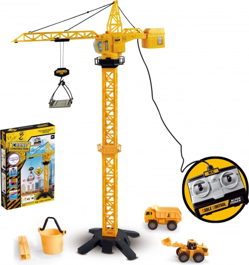 Grúa de construcción Woopie con control remoto 103 cm con accesorios