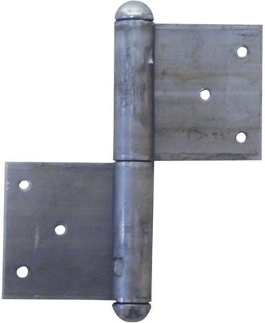 Bisagra de puerta 150 mm derecha – juego de 8 uds.