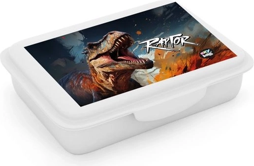 Caja para el almuerzo con compartimento Dino