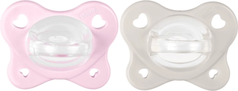 Chupetes Chicco PhysioForma Dual Soft rosa 2–6 m (2 uds)