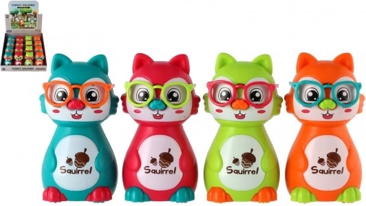 Ardilla de fricción 10 cm – juguete de plástico para niños